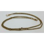 A 9ct gold chain, 15.4g