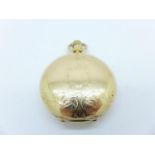 An Elgin Watch Co. gold plated full hunter pocket watch