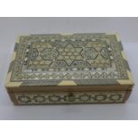 An Anglo-Indian inlaid box