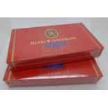 Two packs of twenty-five Henri Wintermans half corona cigars, sealed