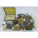 Vintage costume jewellery