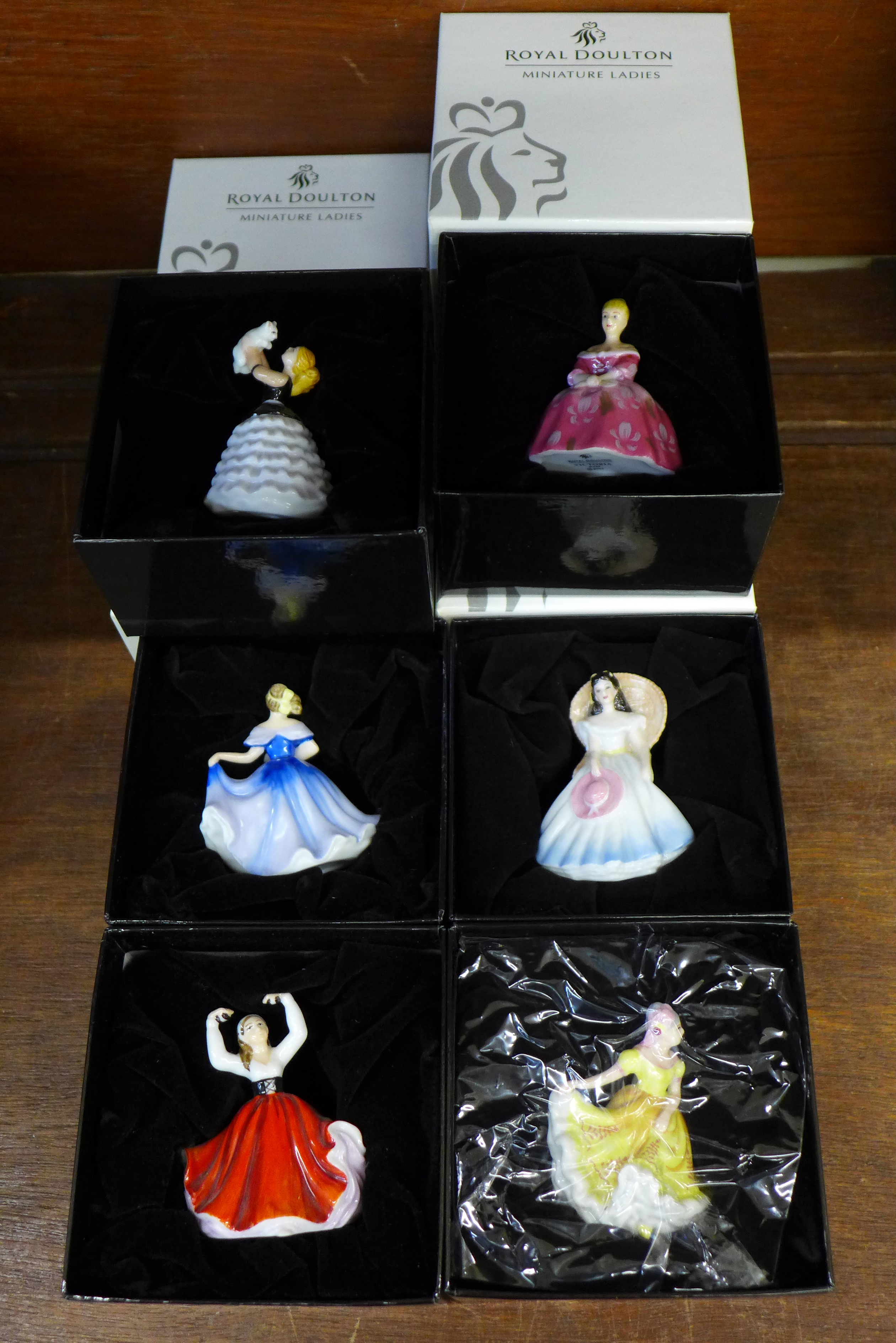 Eleven Royal Doulton miniature ladies figures, boxed - Image 2 of 6