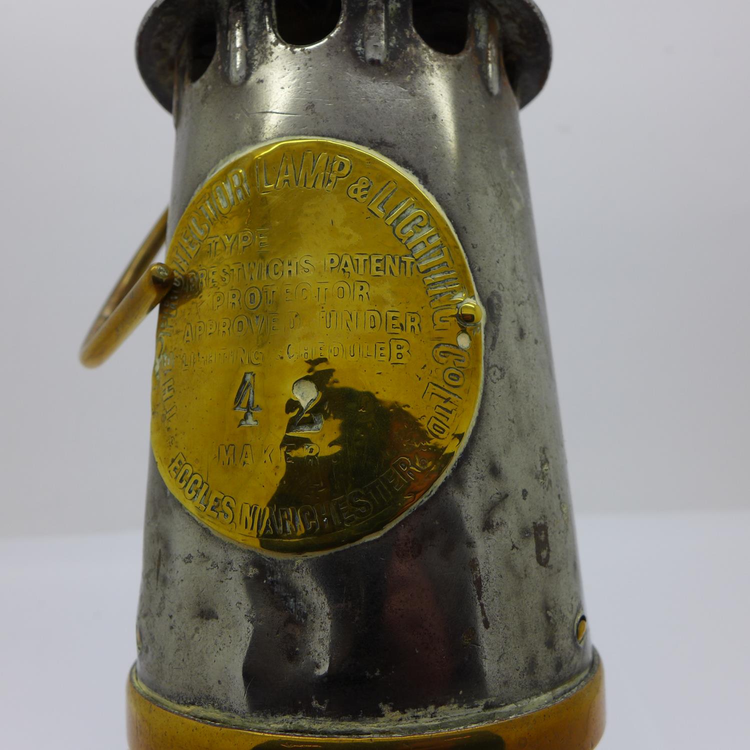 An Eccles miner's safety lamp - Image 3 of 4