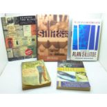 Five signed Alan Silitoe books, Saturday Night and Sunday Morning, (Pan Edition), The Loneliness