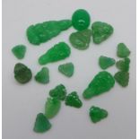 Nineteen pieces of jade