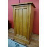 A Victorian ash pot cupboard