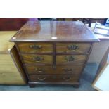 A George II style mahogany bachelor's chest of drawers