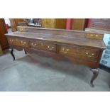 A George II oak dresser