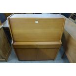 A teak bureau