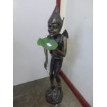 A cold painted bronze figure of a pixie
