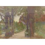Samuel Parr, The Elms, Wilford, oil on board, dated 1916, 27 x 37cms, framed