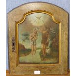 18th Century Continental School, Old Master religious scene, oil on board, 34 x 27cms, framed