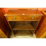 A Victorian mahogany open bookcase