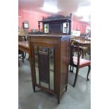 A Victorian walnut side cabinet