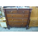 A Victorian Scottish mahogany chest of drawers