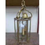A gilt metal lantern