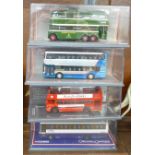 Eight Corgi Original Omnibus model vehicles, boxed