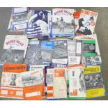 115 1960's football programmes, mainly Midland clubs