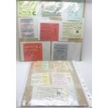 1960's football tickets including 1966 World Cup International, FA Cup Semi-Final, Manchester United
