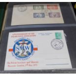 An album of military themed First Day Covers