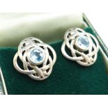 A pair of .925 silver earrings