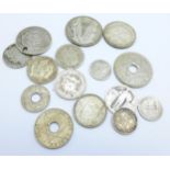 Pre-1947 foreign coins, 94g