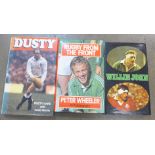Three signed Rugby Union autobiographies including Willie John McBride