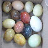 A collection of stone eggs