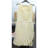 A 1960's cocktail dress and bag