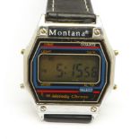 A Montana LCD wristwatch