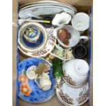 A collection of mixed china including Colclough, Carlton Ware, Wedgwood, Royal Albert, etc.