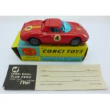 A Corgi Toys 312 Ferrari Berlinetta 250 Le Mans, boxed