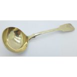 A Victorian silver ladle, 72g