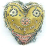 A WWI period sweetheart pin cushion