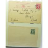An album of postal stationery stamps, etc., Commonwealth and world (133)