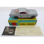 A Corgi Toys 320 Ford Mustang Fastback 2+2, boxed