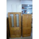 Three pine doors
