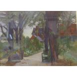 Samuel Parr, The Elms, Wilford, oil on board, dated 1916, 27 x 37cms, framed