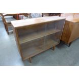 A teak bookcase