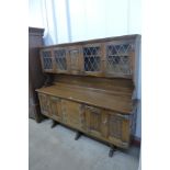 An oak dresser