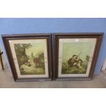 A pair of early 20th Century religious prints