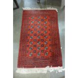 A small red ground rug