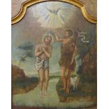18th Century Continental School, Old Master style religious scene, oil on board, 34 x 27cms, framed