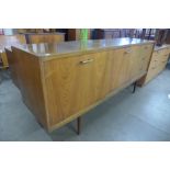 A teak sideboard