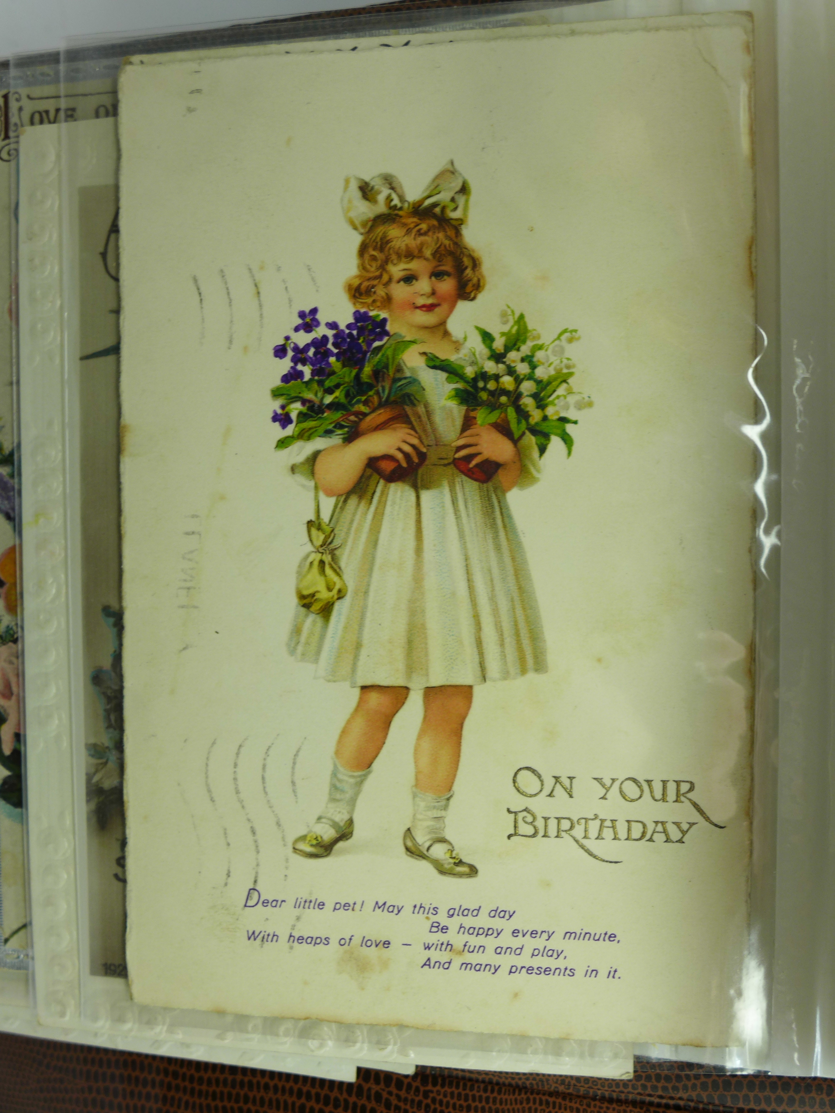 An album of sixty postcard greetings cards - Image 7 of 7