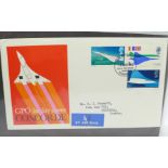 Stamps; Concorde covers and ephemera including many first flights (37 items)