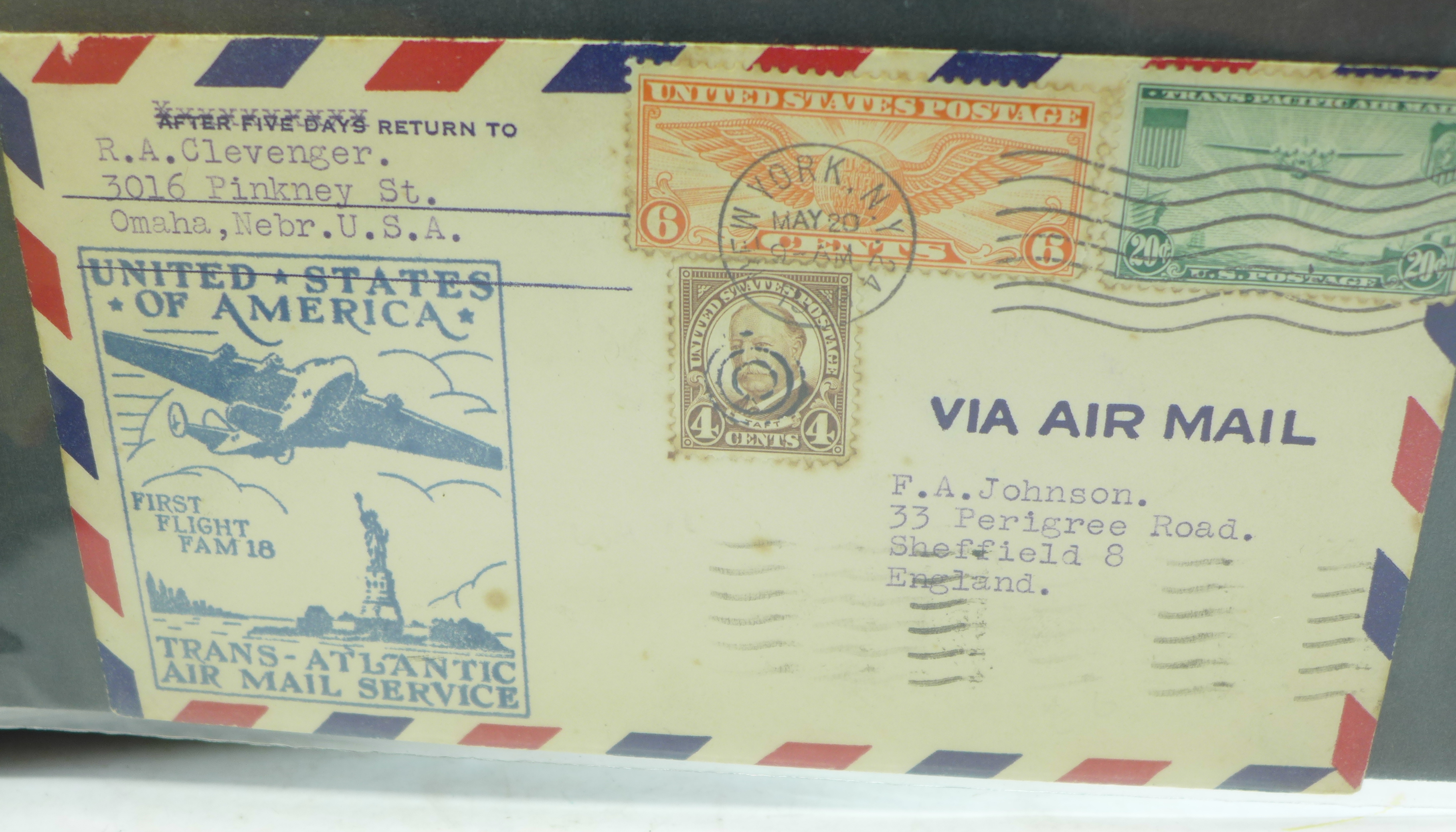 Forty first flight stamp covers from 1929 onwards - Image 4 of 6