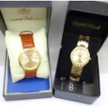 Two boxed wristwatches, Gianni Sabatini and Gianni Ricci