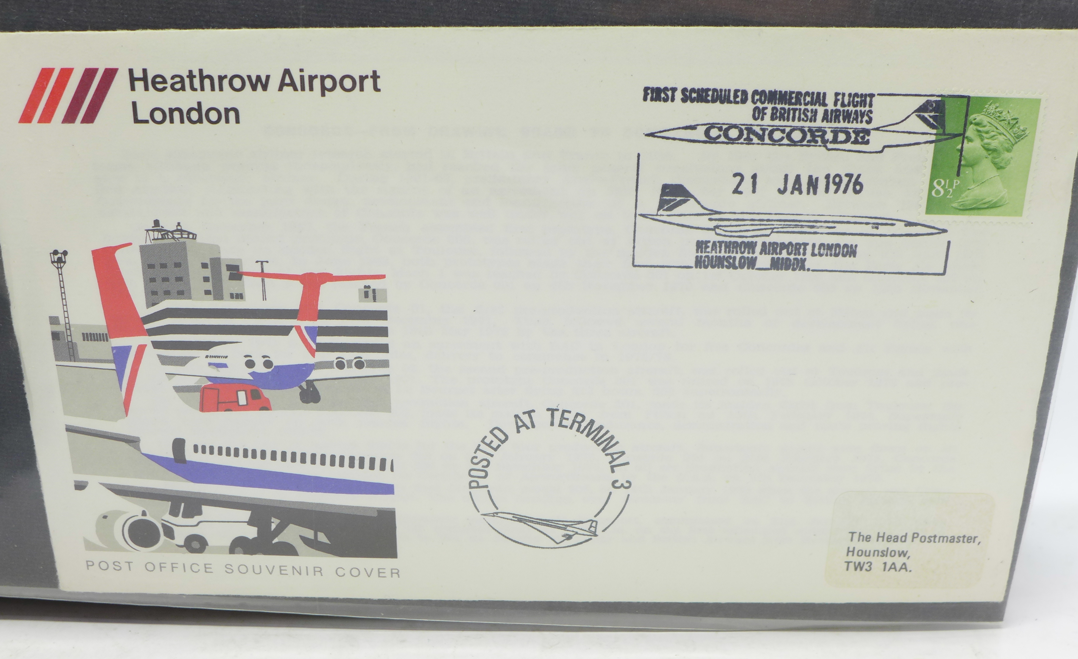 Stamps; Concorde covers and ephemera including many first flights (37 items) - Image 2 of 7