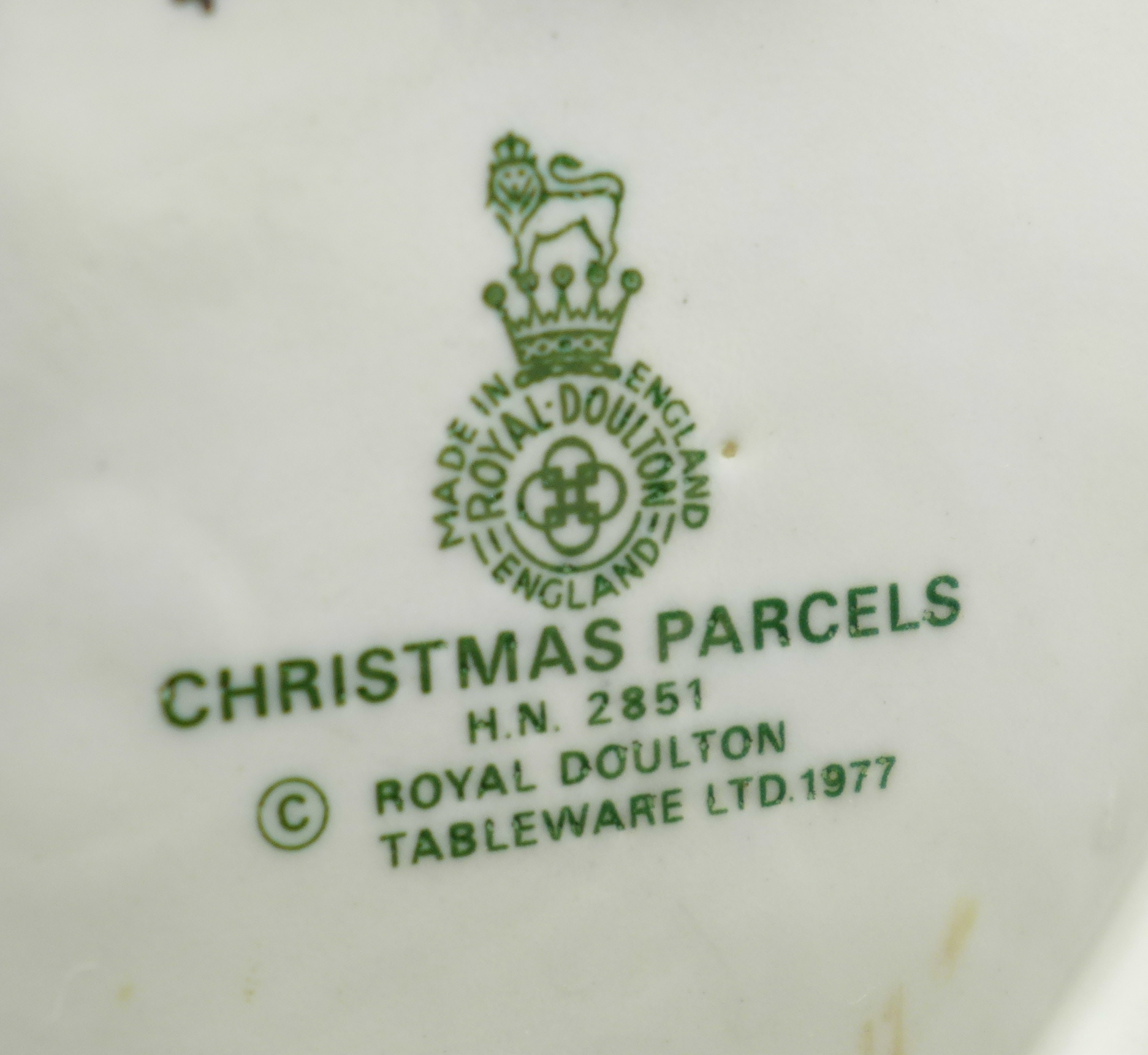 A Royal Doulton figure, Christmas Parcels, a/f (umbrella handle re-glued) - Image 2 of 2